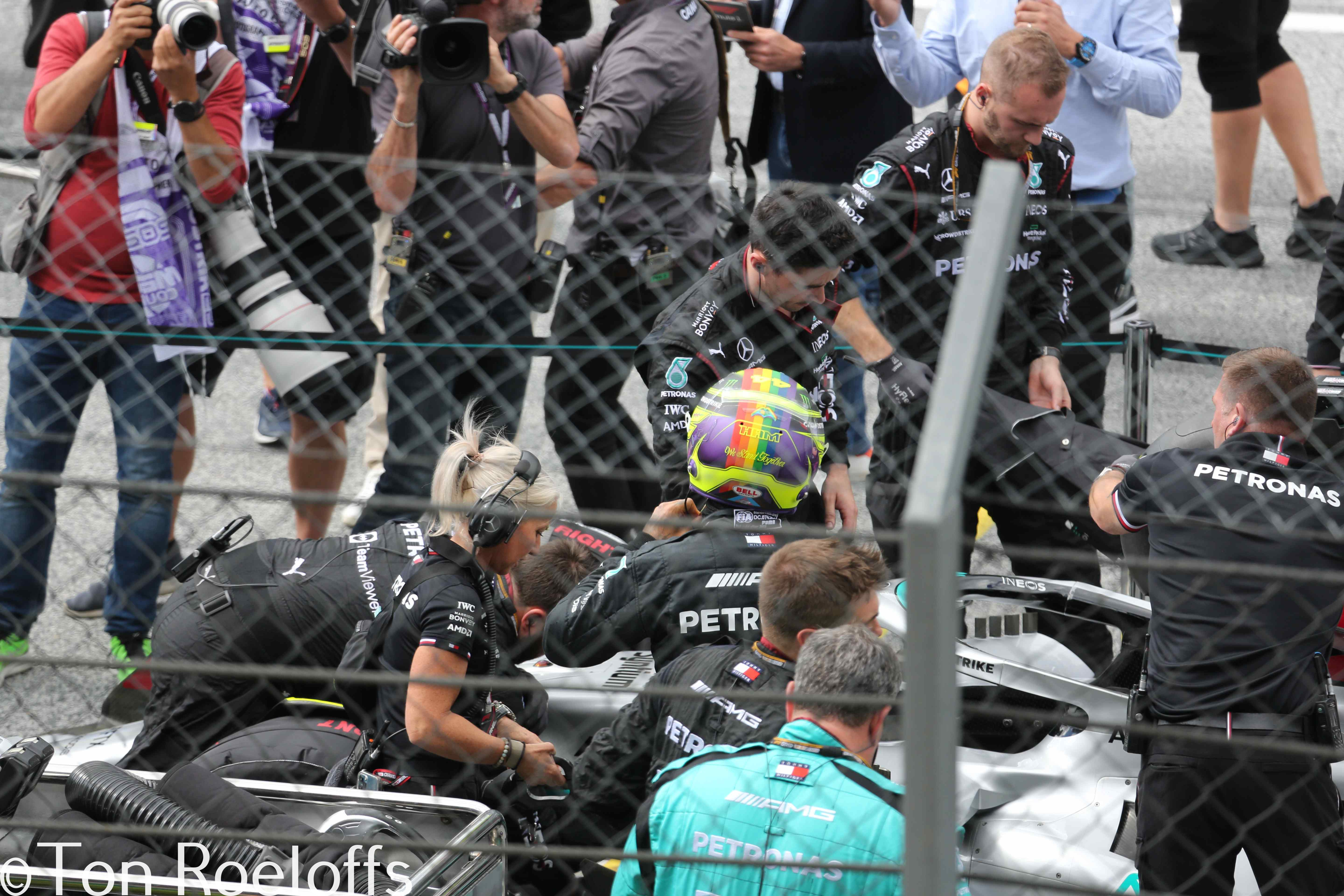 Verstappen pitbox